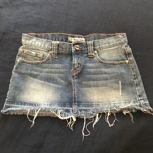 Mini Jean skirt